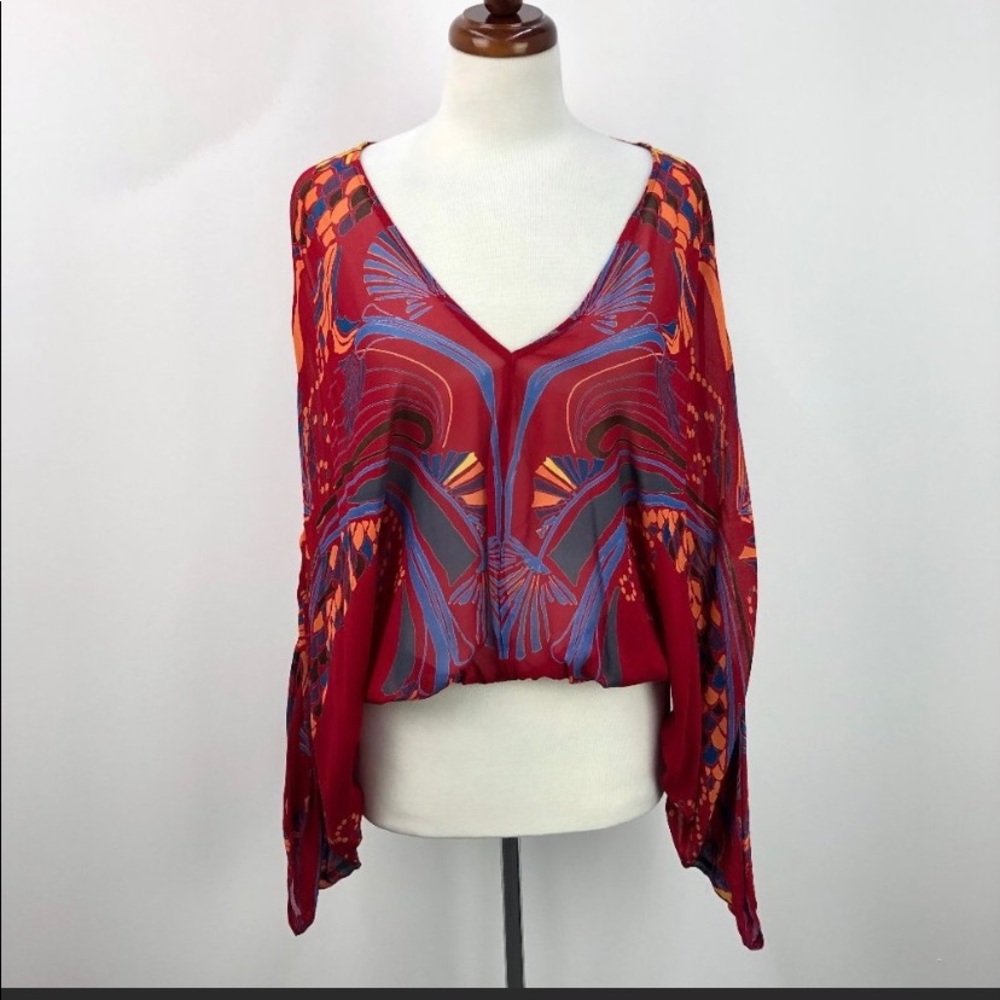 Unique Free People Anthenium Blouse